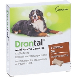 Drontal Plus XL 2 Compresse Appetibili