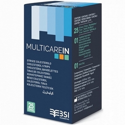 multiCare-in Strisce Colesterolo 25Pezzi